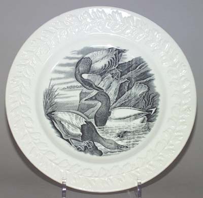 Plate Canvas Back Duck c1967